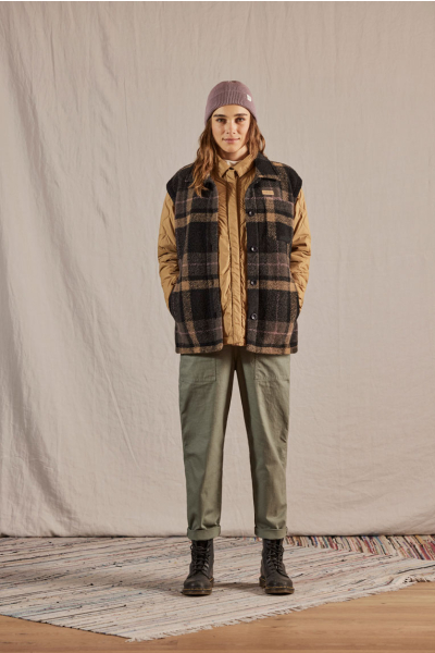 Maloja AurinaM. Wool Check Vest